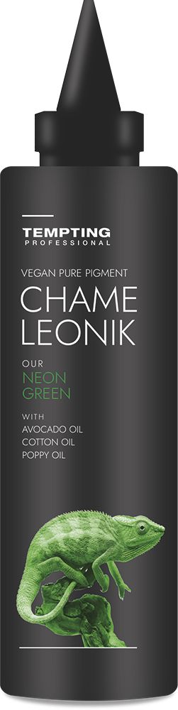 Прямой пигмент для волос (неон)/ Chameleonik Neon Green Pure Pigment.Зеленый, 150 мл купить в Минске. Доставка по Беларуси