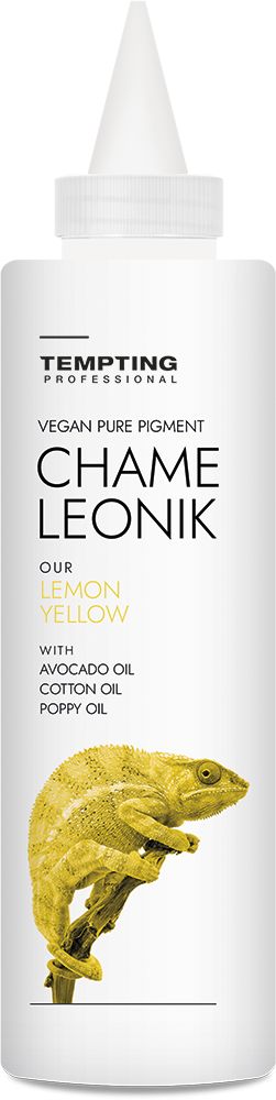 Прямой пигмент для волос / Chameleonik Lemon Yellow Pure Pigment. Жёлтый, 150 мл купить в Минске. Доставка по Беларуси